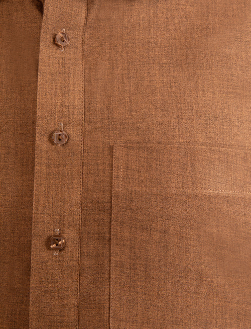 Clay Brown Blended Shalwar Kameez