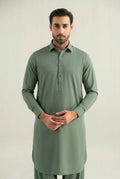 Sage Green Blended Shalwar Kameez