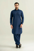 Isha Blue Blended Shalwar Kameez